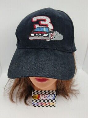 ​Vintage Dale Earnhardt 3 Flashing Hat Light Up NASCAR Monte Carlo Cap NWT